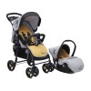 CANGAROO - Комбинирана детска количка Lea 2 в 1, Жълта, 101261