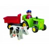 PLAYMOBIL 1-2-3 - фермер с трактор